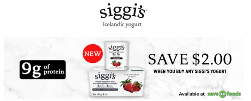 Walmart Canada: Siggi's 650g Yogurt $2.94 With Coupon At Walmart Canada 