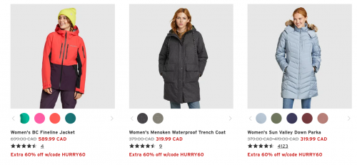 Eddie Bauer Canada: Spring Sale up to 50% off + Extra 60% off Clearance