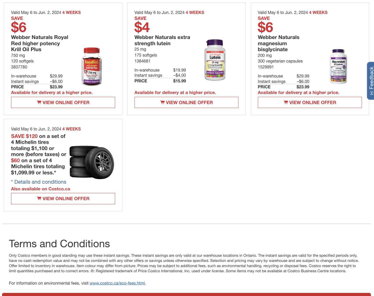 Costco Canada Coupons/Flyers Deals at All Costco Wholesale Warehouses in Canada, Until June 2 - Vimarsana News
