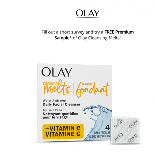 Olay Canada: Get A Free Premium Sample of Olay Cleansing Melts