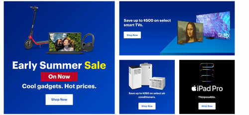 Best Buy Canada: Early Summer Sale + Save up to $500 on TVs + Save up to $250 on Air Conditioners