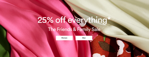 Frank And Oak Canada The Friends & Family Sale: Save 25% off Everything Sitewide