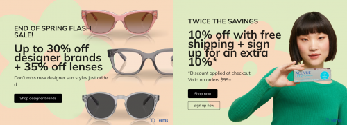 Clearly Canada End of Spring Flash Sale: Up to 30% off Designer Brands + 35% off Lenses + More