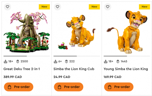 LEGO Canada: New Sets + Gift With Purchase + Sale
