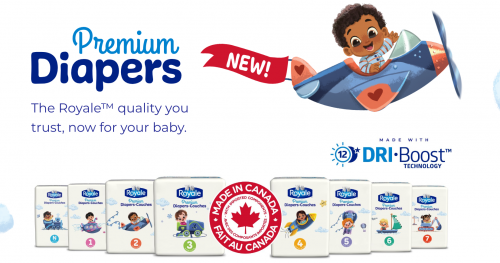 Get A Free Sample of New Royale Premium Diapers