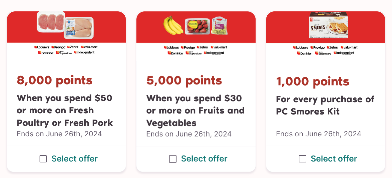 New Loadable Loblaws Banner PC Optimum Offers - Canadian Freebies ...