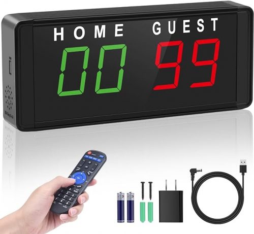 Amazon Canada Deals: Save on Samshow Portable Electronic Scoreboard LED Digital Score Keeper with Remote + More