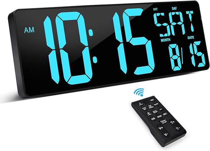 Amazon Canada Deals: Save 25% on XREXS Large Digital Wall Clock with ...