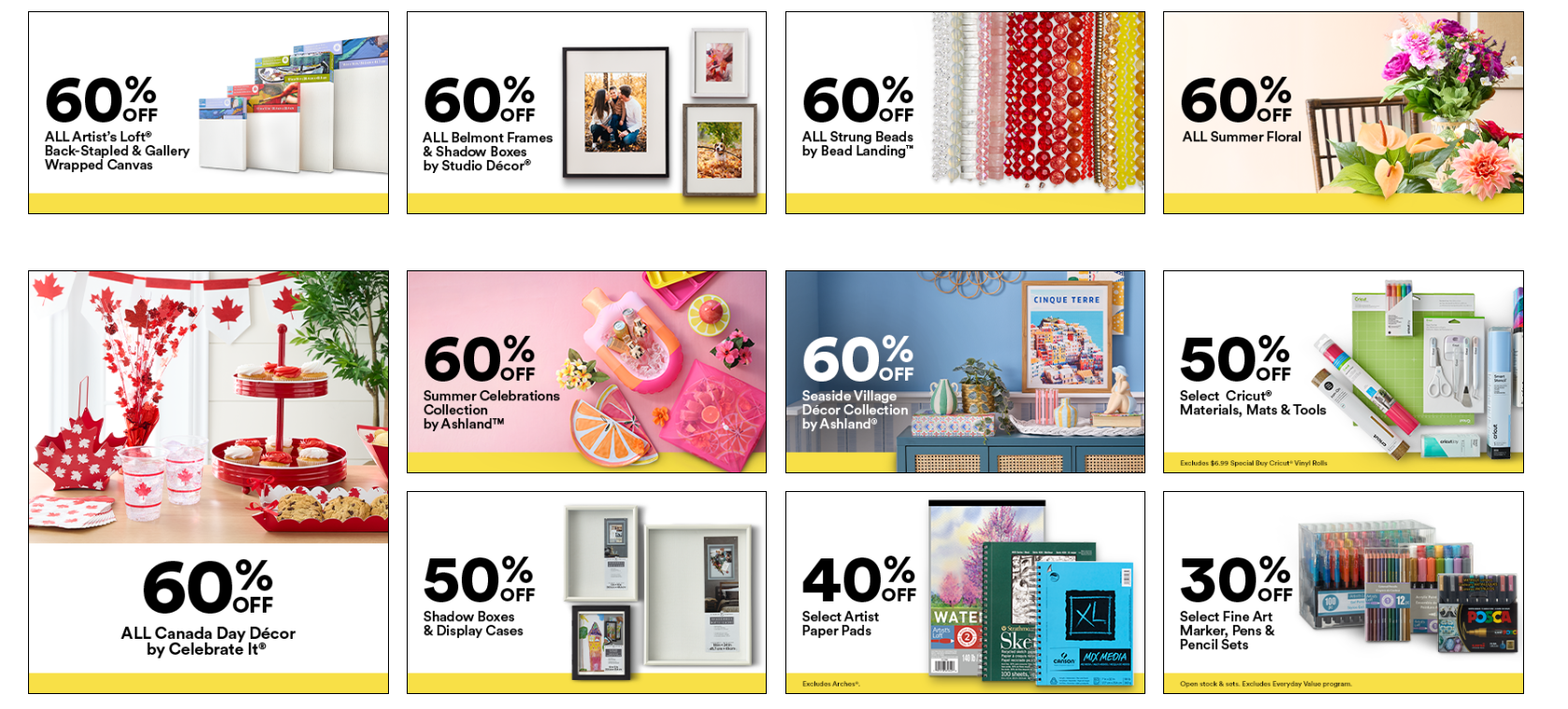 Michaels Canada New Weekly Deals + Coupons: Save up to 60% off ...