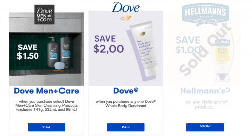 Unilever Canada Coupons: Save $1.50 on Dove Men+Care Cleansing Products