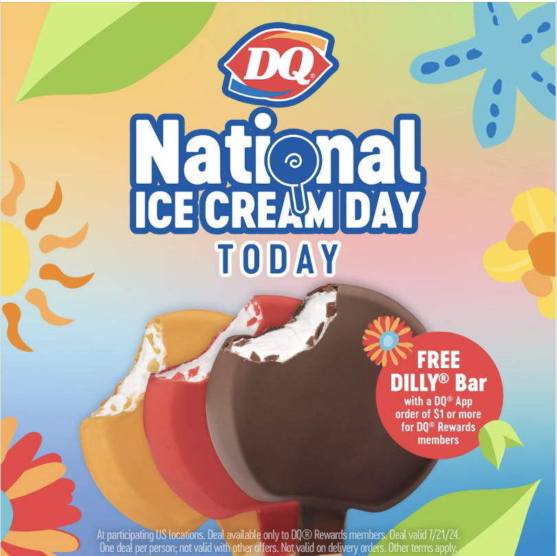 Dairy Queen Canada National Ice Cream Day 2024 Promotion: DQ Rewards ...