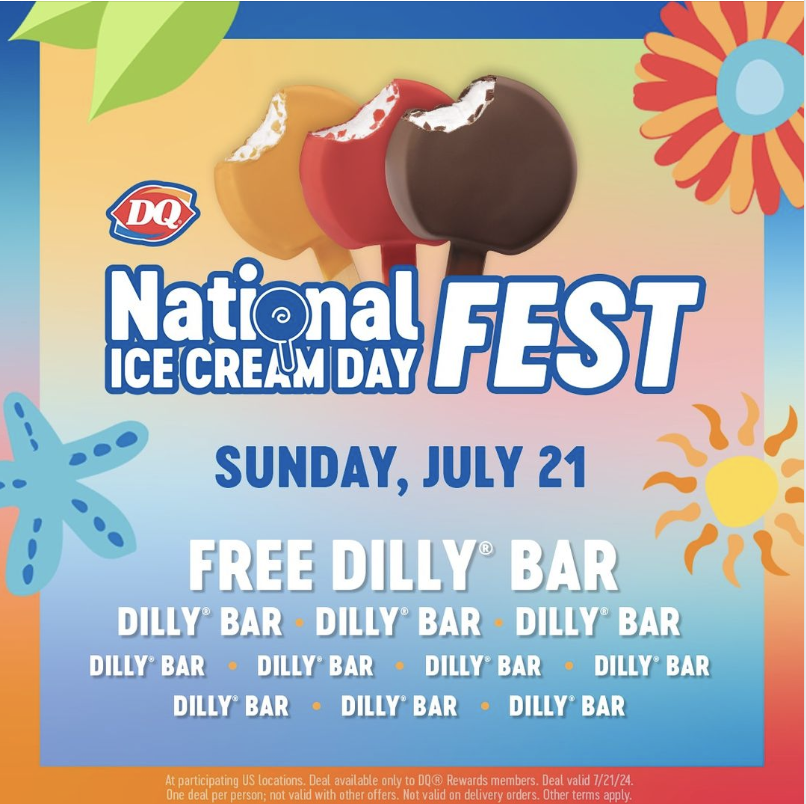 Dairy Queen Canada National Ice Cream Day 2024 Promotion: DQ Rewards ...