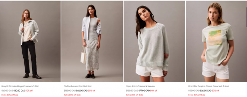 Calvin Klein Canada Back to School Deals + Extra 30% off Sale, up to 70% off Sitewide + More