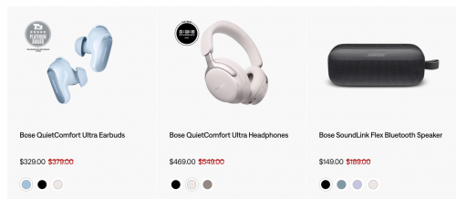 Bose Canada Back-To-School Sale: Save Over 20% on Select Products