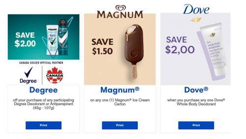 Unilever Canada Coupons: Save $2 on Degree Deodorant or Antiperspirant