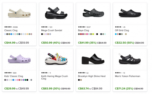 Crocs Canada: Sale up to 50% off + $20 off $120 Crocs Club Exclusive Offer