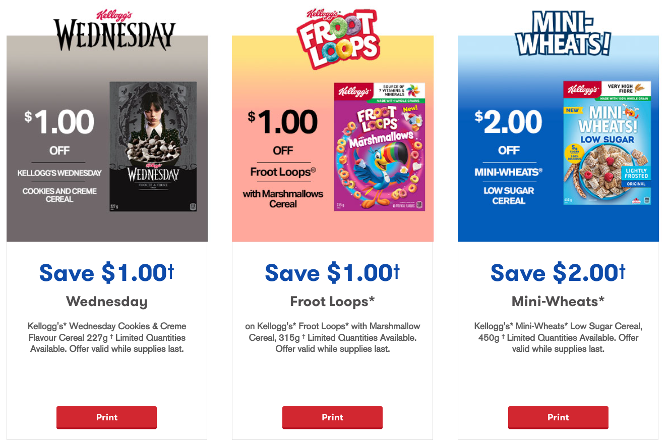 Kellogg's Canada: New Printable Cereal Coupons Available - Canadian ...