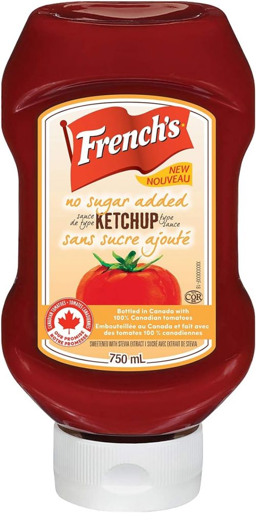 Amazon Canada Deals: Save 30% on French’s, 100% Canadian Tomato Ketchup, No Sugar Added, 750ml + More Offers