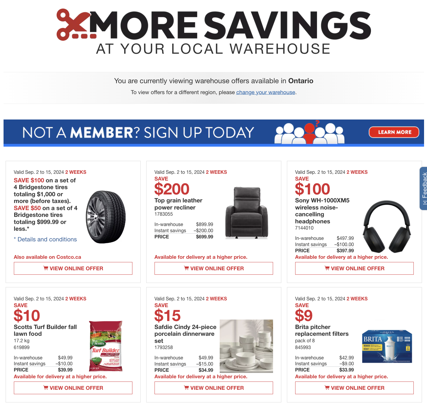 Costco Canada Coupons/Flyers Deals at All Costco Wholesale Warehouses ...