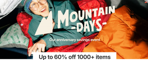 MEC Mountain Equipment Company Canada: Mountain Days Anniversary Savings up to 60% off