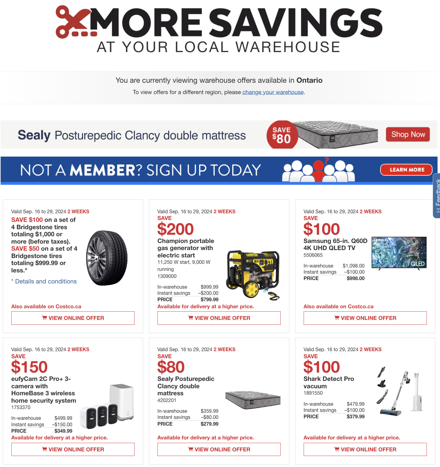 Costco Canada Coupons/Flyers Deals at All Costco Wholesale Warehouses ...