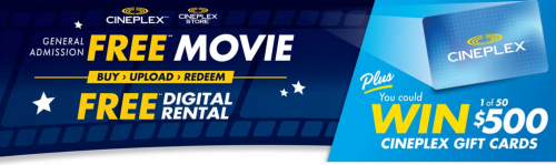 General Mills Canada: Free Cineplex Movie Admission Offer *Starts September 30th*