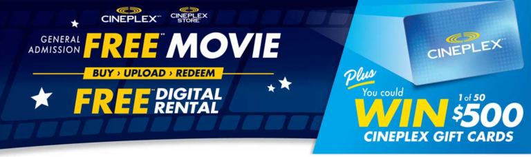 General Mills Canada: Free Cineplex Movie Admission Offer *Starts ...