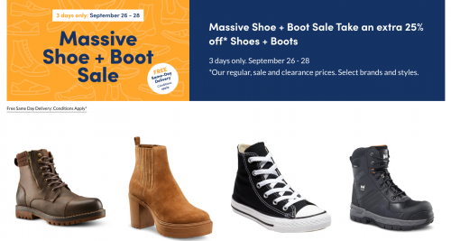 Discount boots and shoes hotsell