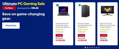 Best Buy Canada: Ultimate PC Gaming Sale + More