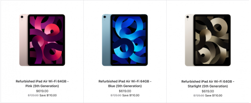 Apple Canada Refurbished Deals