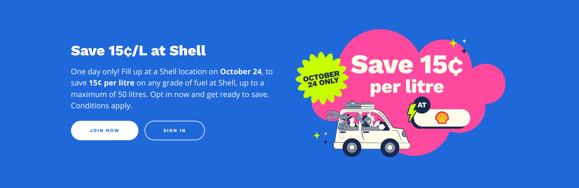 Air Miles Canada Offers: Save 15 Cents per Litre at Shell Canada ...