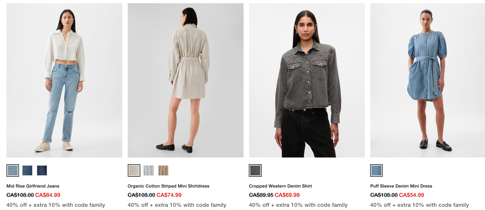 Gap Canada Friends & Family Event Sale Save 40 Off Everything