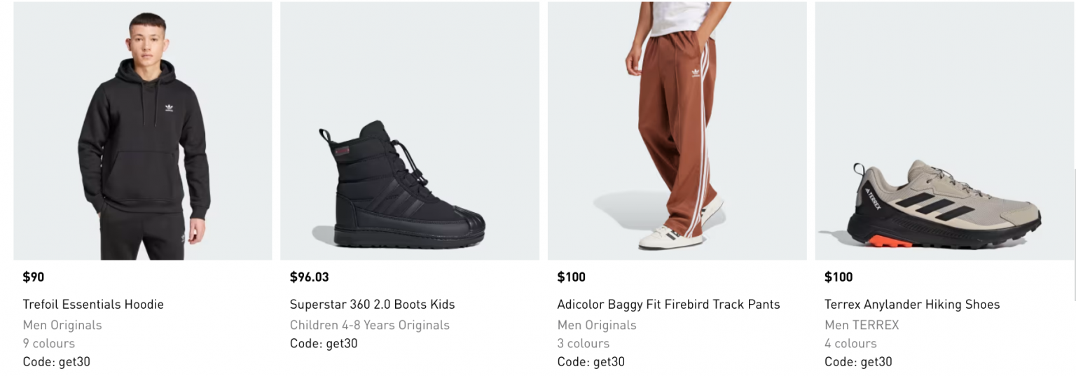 Adidas Canada Mix & Match Offers Buy 2 Items, Get 30 Off Using Promo