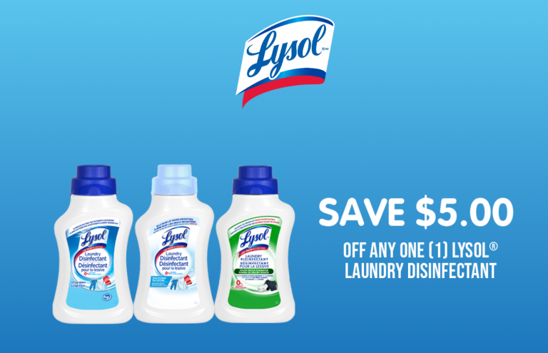 WebSaver Canada Coupons: Save $5 On Lysol Laundry Disinfectant ...