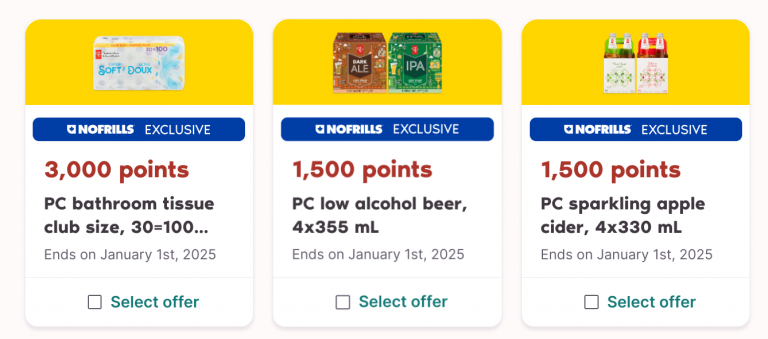 No Frills: New Loadable PC Optimum Offers - Canadian Freebies, Coupons ...