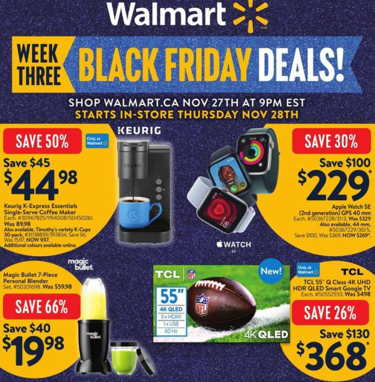 Walmart Canada Black Friday Flyer Sale Deals 2024 Canadian Freebies