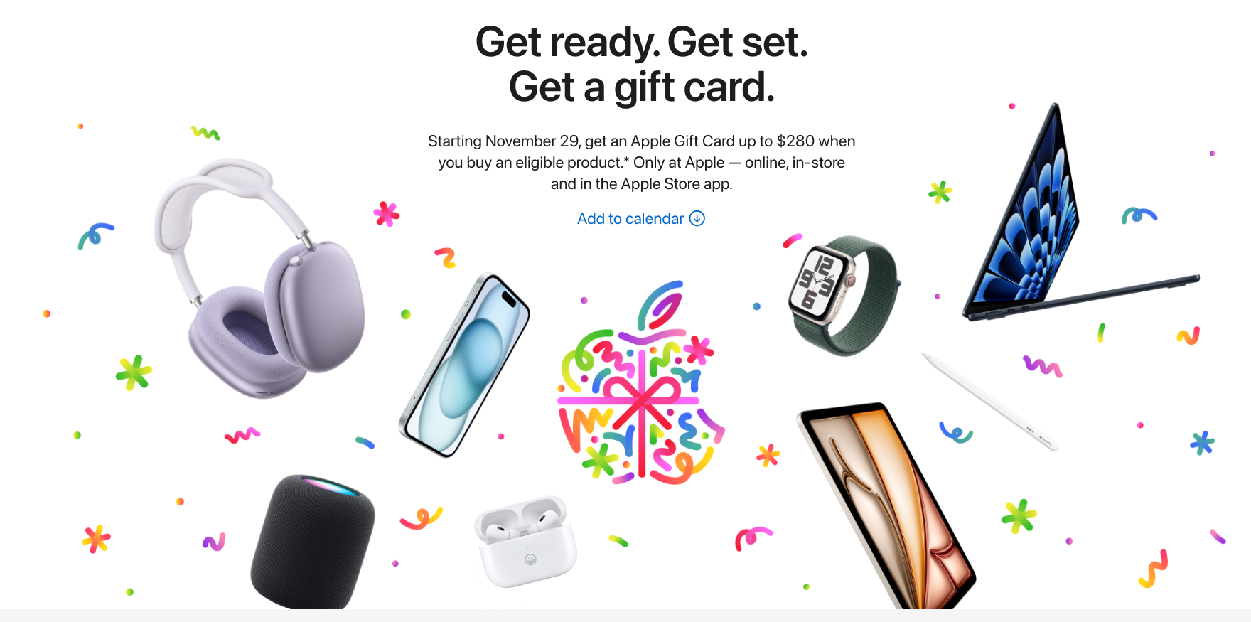 Apple Canada Black Friday Sale 2024 Free Gift Card with Purchase of