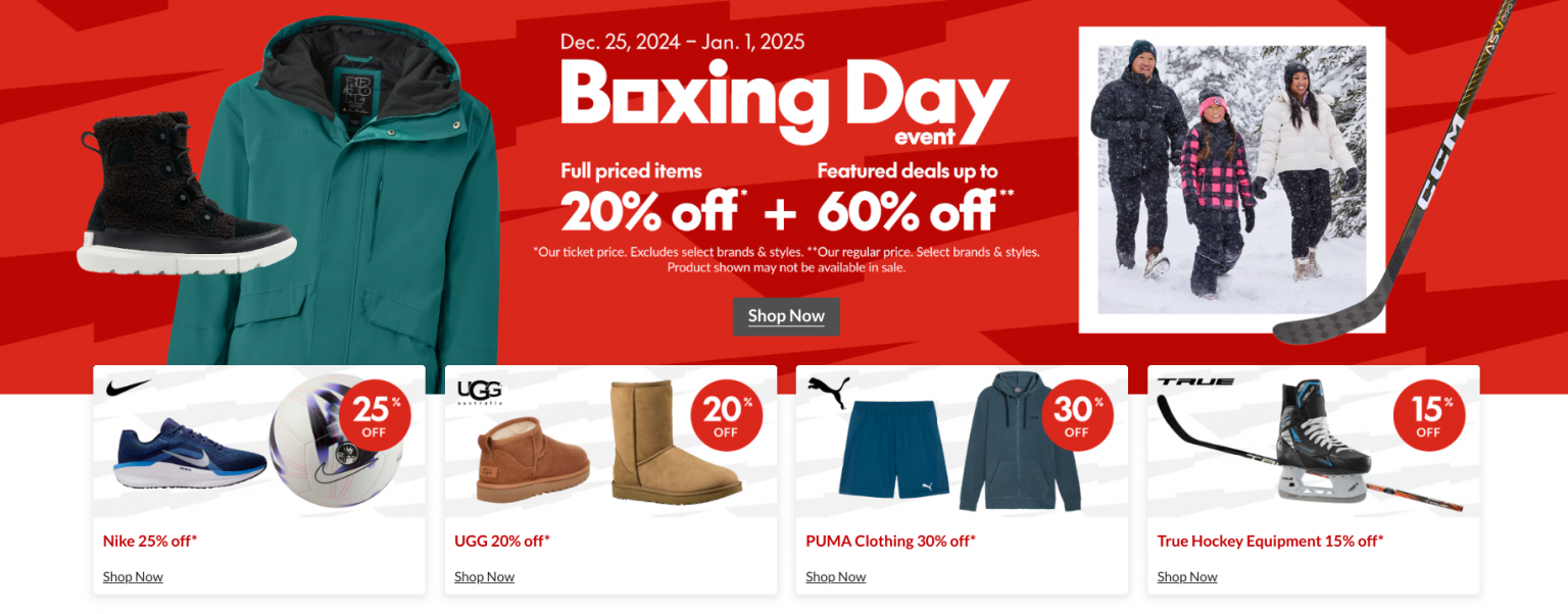 Boxing Day Sales 2025 Canada 2025