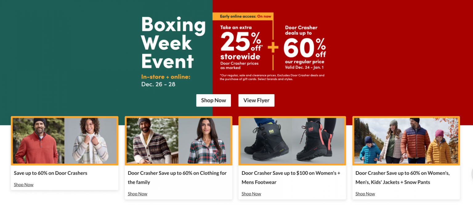 Mark’s Canada Boxing Day Sale Deals 2024 Save an Extra 25 off