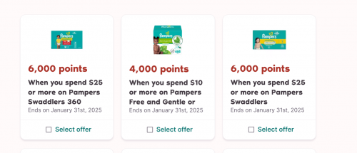 PC Optimum Offers: New Loadable Offers for Pampers Products