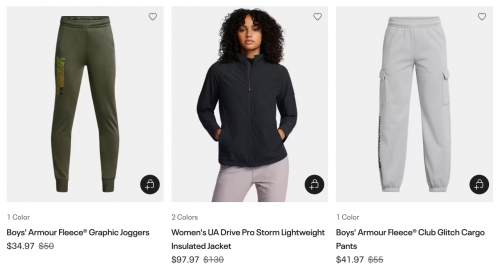 Under Armour Outlet Canada Semi Annual Sale: Save up To 50% off UA Styles + More Deals