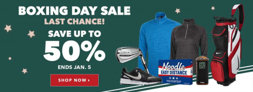 Golf Town Canada: Flash Sale up to 50% off + Boxing Day Sale