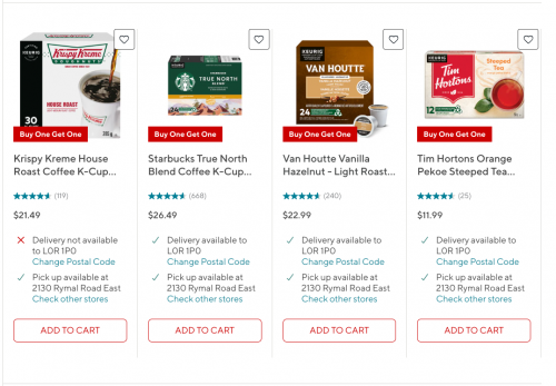 Staples Canada Deal of the Week: Buy One Get One Free on Select Coffee + More