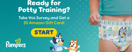 Pampers and Amazon Canada: Complete a Quick Survey and get a $5 Gift Card