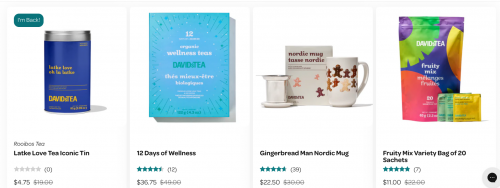 DAVIDsTEA Canada Sale: Save up to 75% on Last Chance Items + Select Teas for $8.88