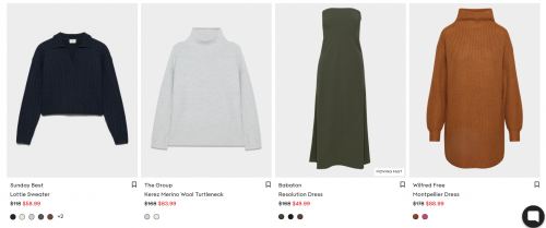 Aritzia Canada Sale: Save 50%-70% Off