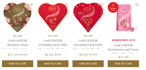 Lindt Chocolate Canada: Save 30% on Valentine’s Day Chocolate + More