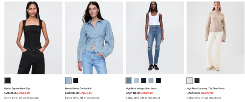 Gap Canada Long Weekend Sale: Save 40%–60% Off SiteWide + 50% Off Sweaters, Tees & Sweats