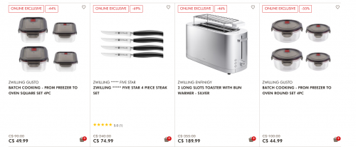 Zwilling J.A. Henckels Canada Family Day Long Weekend Buy More, Save More Sale