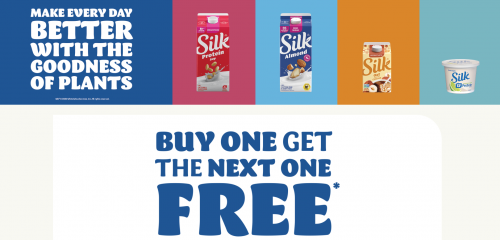 Silk Canada Promotions: Buy A Silk Product and Get The Next One Free